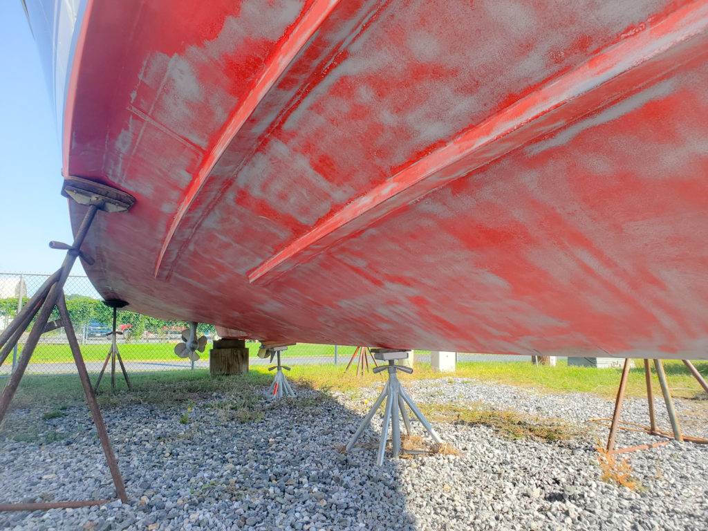 sailboat bottom painting